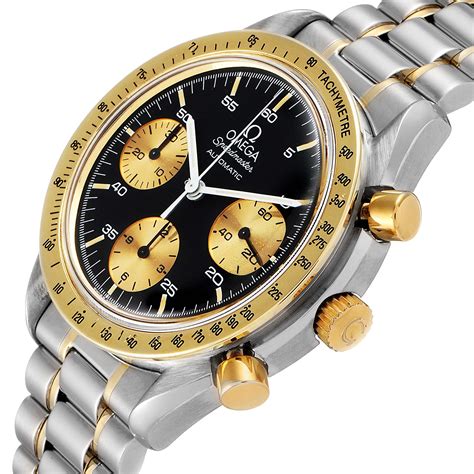 omega speedmaster staal goud|omega speedmaster racing yellow.